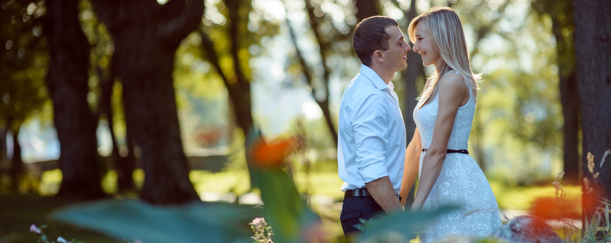 Portrait of love couple